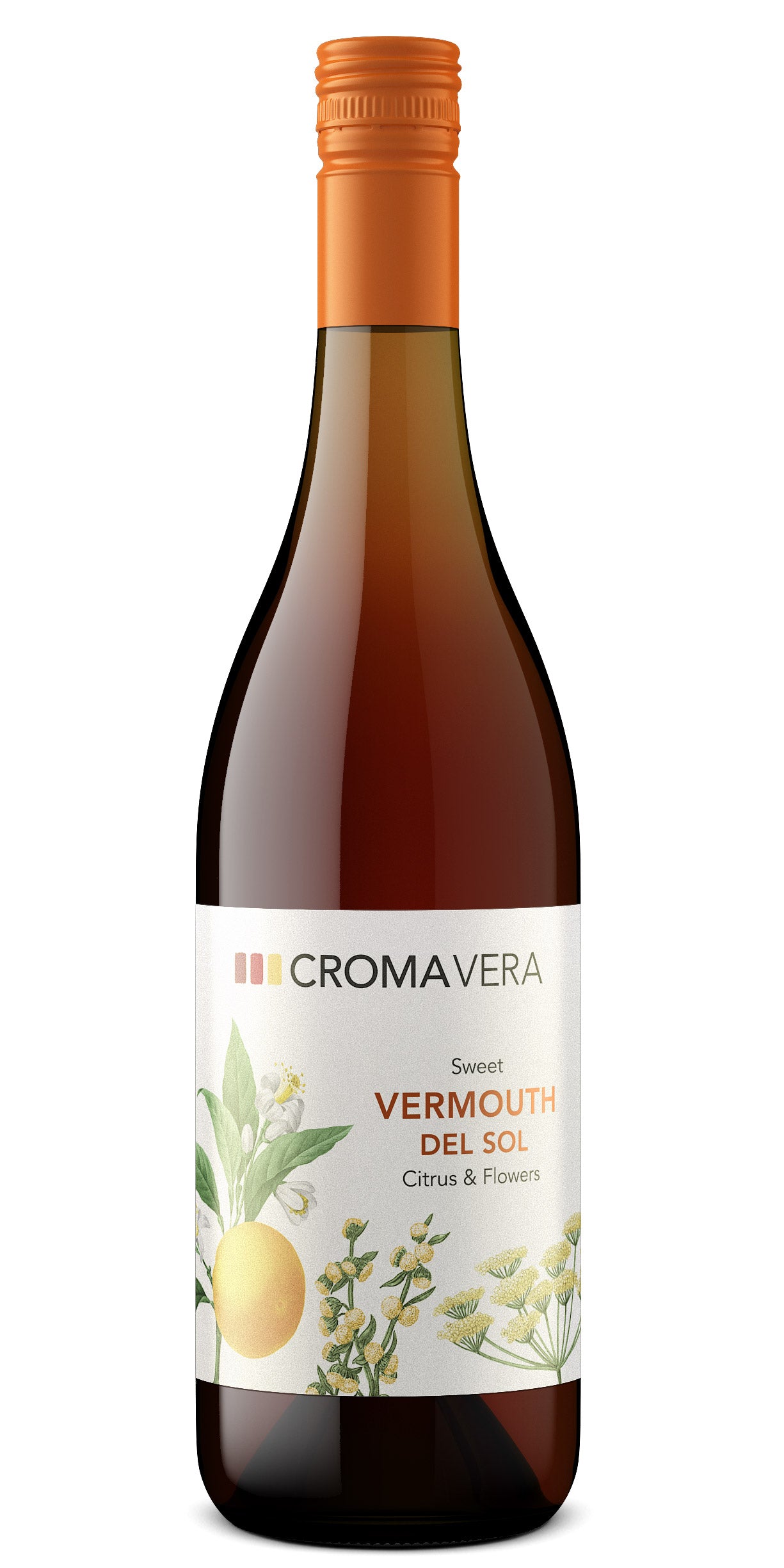 A Bottle of Croma Vera Vermouth Del Sol