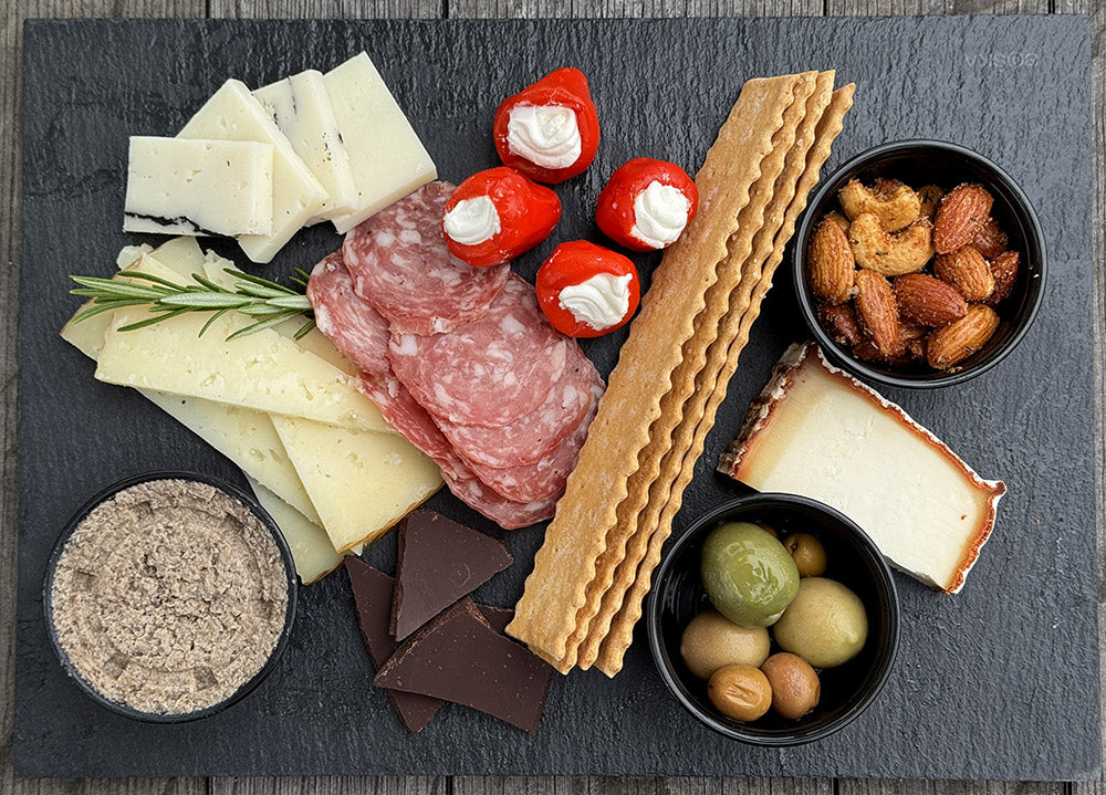 Spanish Cheese and charcuterie plate