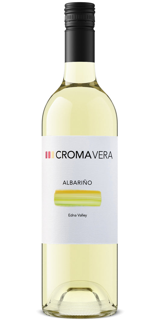 A bottle of Croma Vera Albariño wine