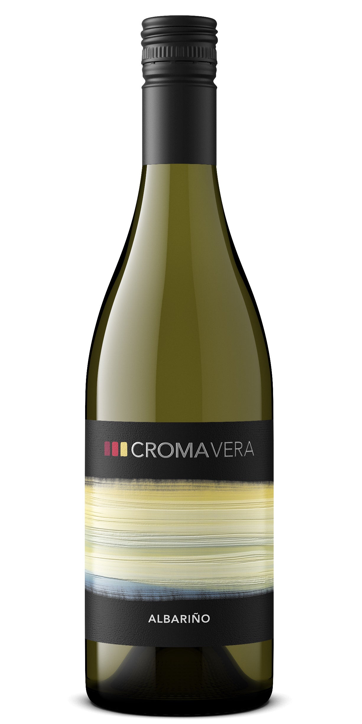 A bottle of Croma Vera Albariño white wine