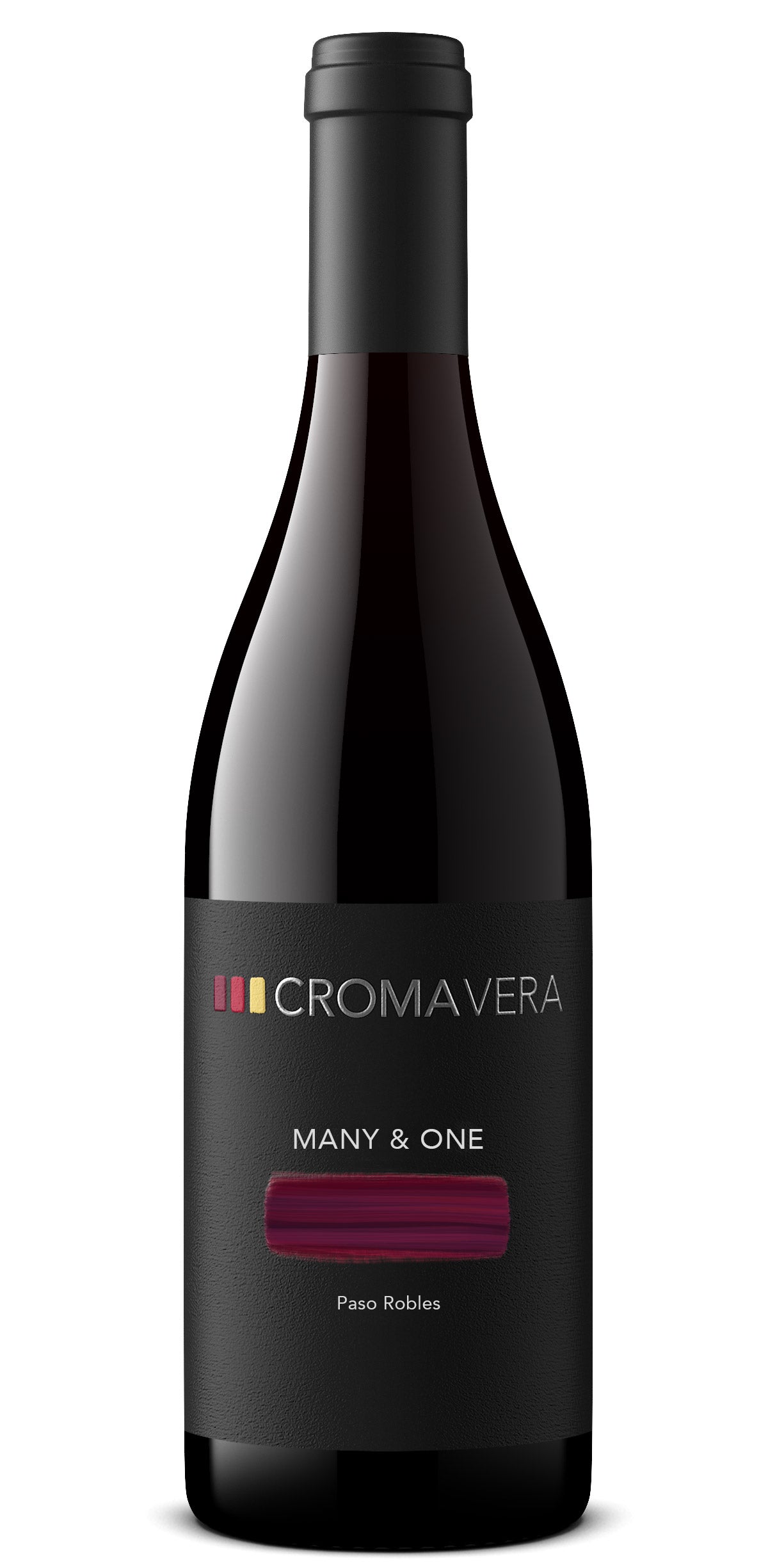 A bottle of Croma Vera Many & One red wine